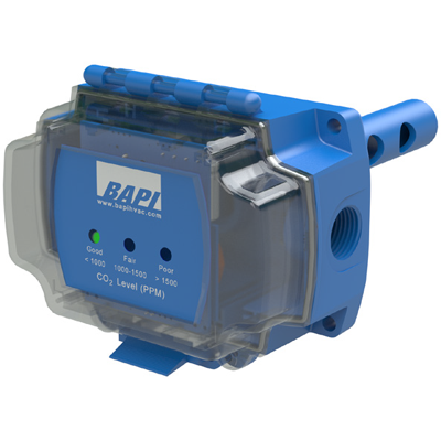 BAPI Duct and Rough Service Carbon Dioxide Sensor for Constant Occupancy