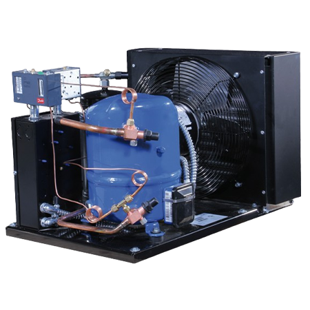 Danfoss 114N6725 Condensing Unit R404A 1-1/2 HP 230V Single-Phase 60 Hz