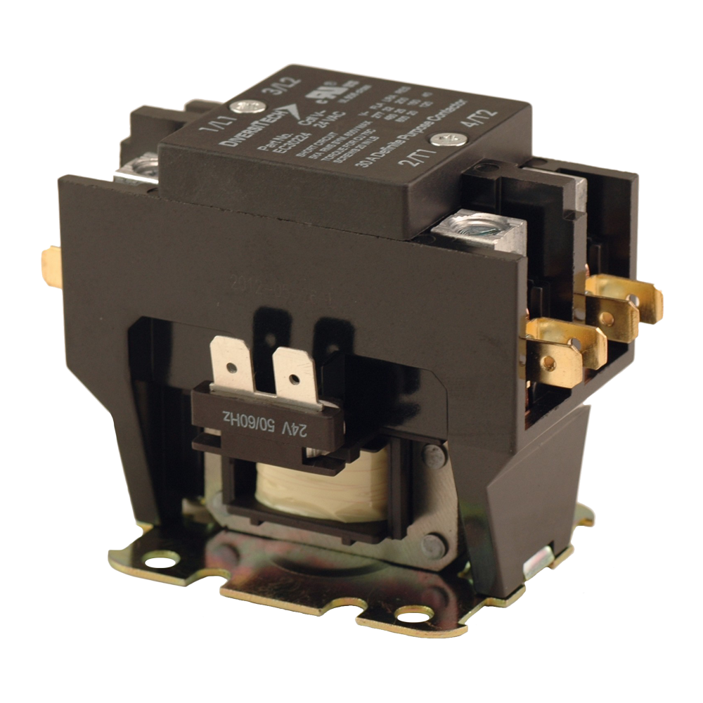 DiversiTech EC30224 DP Contactor 30A/2P/24V