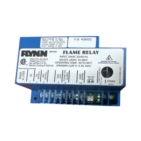 Flynn 409502 Flame Relay Ignition Module 24 VAC