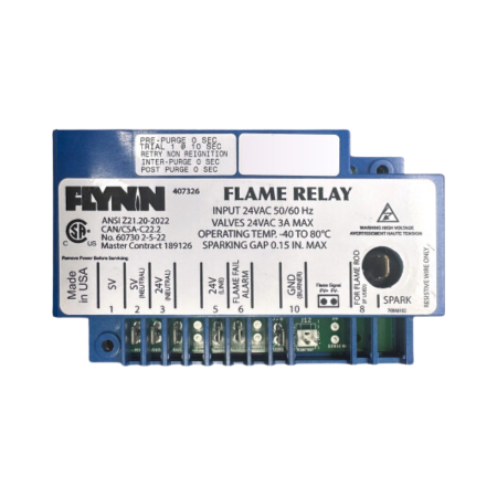 Flynn 409504 Flame Relay Ignition Module 230 VAC