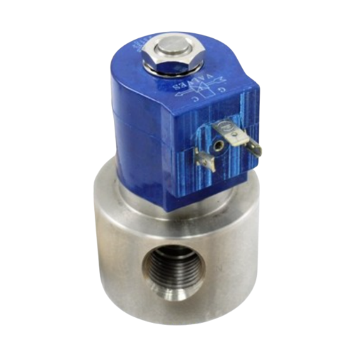 GC Valves S401YF15C9DF5S Solenoid Valve 2-Way Piloted Piston Normally Closed Brass 1/2" NPT