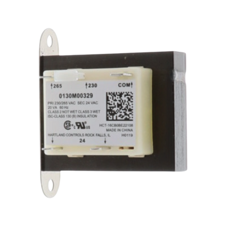 Goodman-Amana 0130M00329S Transformer 230/265V Primary 24V Secondary 20VA
