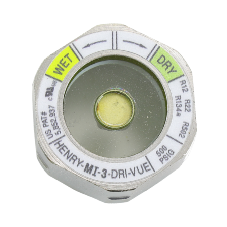 Henry Technologies MI-3 Sight Glass with Dri-Vue Moisture Indicator