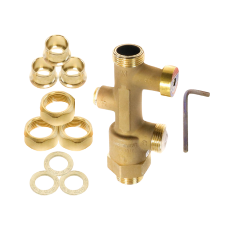 Resideo AMX101-US-1LF DirectConnect Mixing Valve 3/4" Union Sweat