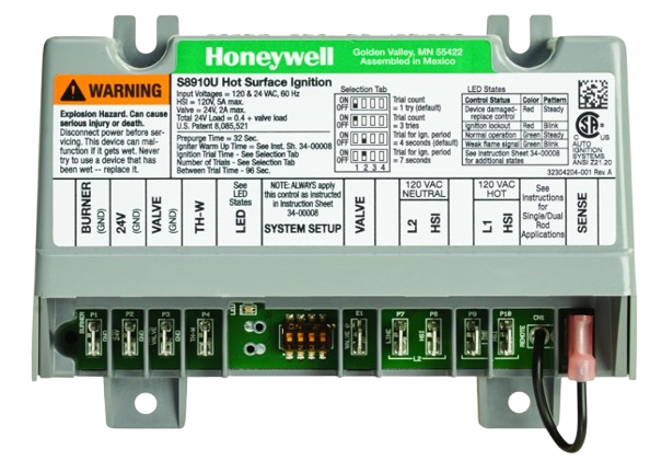 Honeywell Resideo S8910U3000 Universal Hot Surface  Ignition Module