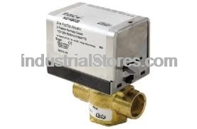 Erie VT2417G13A02A Two-Position Zone Valve & Spring Return Valve Assembly for General Service 2-Way 1" Sweat 8.0Cv General Close-Off Normally Closed 24V @ 50/60Hz 18" Leads with End Switch