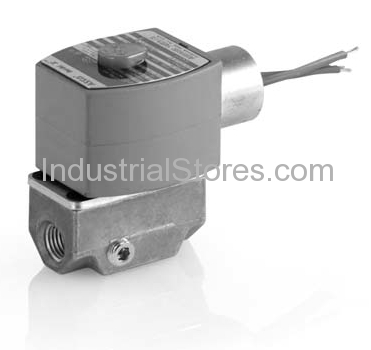 Asco SV311A02N6BF5 Direct Acting Gas Shutoff Valve 2-Way Normally Closed 1/4" 110-120V 0-15 PSI