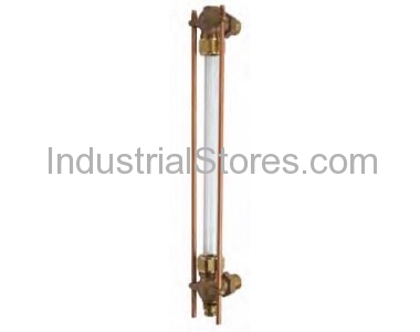 Conbraco 20-704-00 Water Gauge Simple Expansion Tank 1/2" [5/8" x 12" Glass O.D. X Length] with Standard Glass and Rod