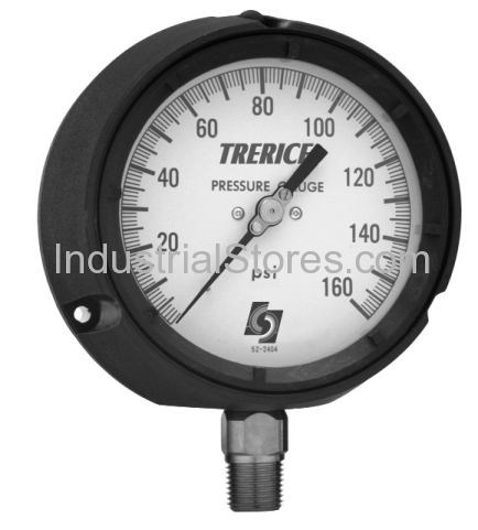 Trerice 450LFB4502LA120 4 1/2 Liquid 1/4 Lo 0-160 psi