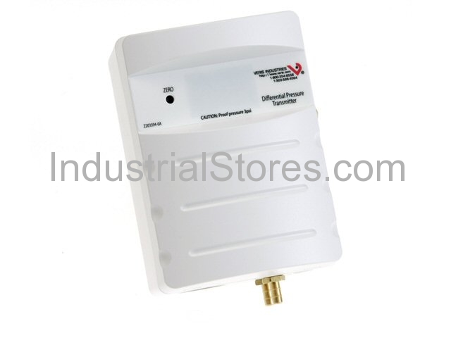 Veris PXPXX02S 0-10" /0-2.5Kpa Panel Transducer No Display