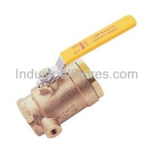 Conbraco 50-GB5-A1 Full Port Gas Ball Valve 1" Lever Handle with 1/4" Tapping