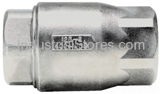 Conbraco 62-105-01 Stainless Steel Ball-Cone Check Valve 1" 0.5 Cracking Pressure 400psig WOG Cold Non-Shock 125psig Saturated Steam
