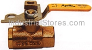Conbraco 75-103-01 Bronze Pad Locking Ball Valve 1/2" Threaded 600psig WOG Cold Non-Shock 150psig Saturated Steam