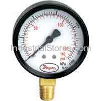 Dwyer UGA-D1122N Pressure Gauge 0-600Psi Steel Housing