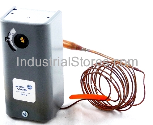 Johnson Controls A19BAG-1 Utility Thermostat for Portable Heater (35F to 95F) Opens on Rise