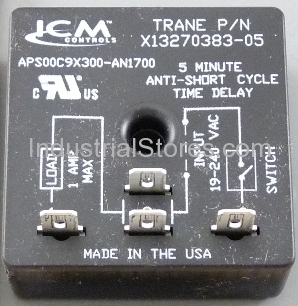 Trane RLY3031 Relay Time Delay