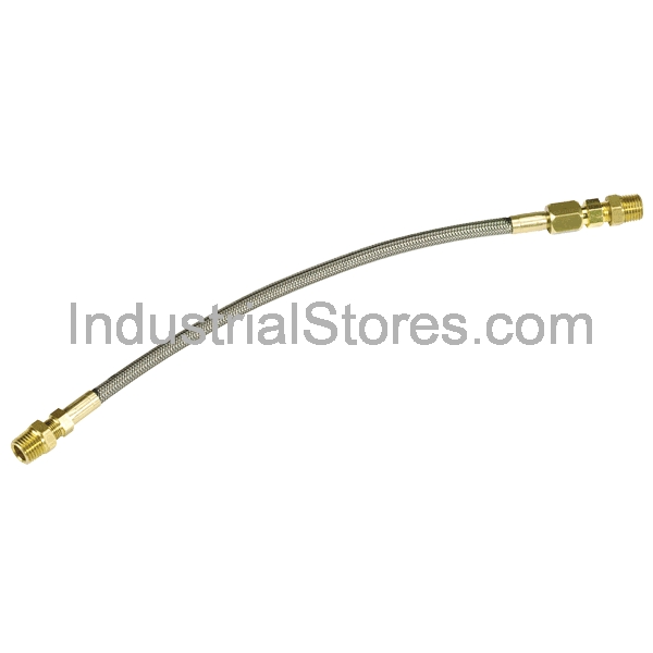 Love Controls A-228 Stainless Steel Flex Hose 1/8" (12" long)