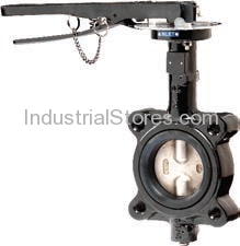 Dwyer BFV225LTB341HL0 Butterfly Valve 2 1/2 Liner PTFE Lug Pattern