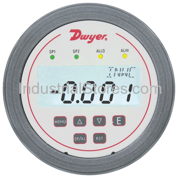 Love Controls DH3-014 Digihelic Differential Pressure Controller with Bi-Directional Ranges 0.5-0-0.5" W.C.