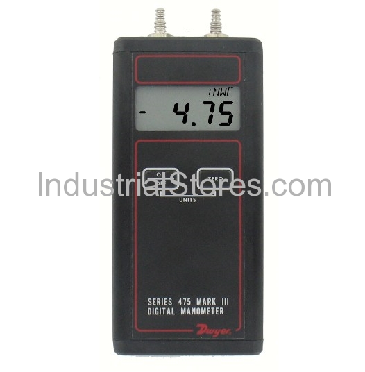 Dwyer 475-1-FM Handheld Digital Manometer 0-19.99" W.C.