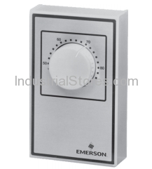 White-Rodgers 1A66W-641 White Electric Heat Double Thermostat