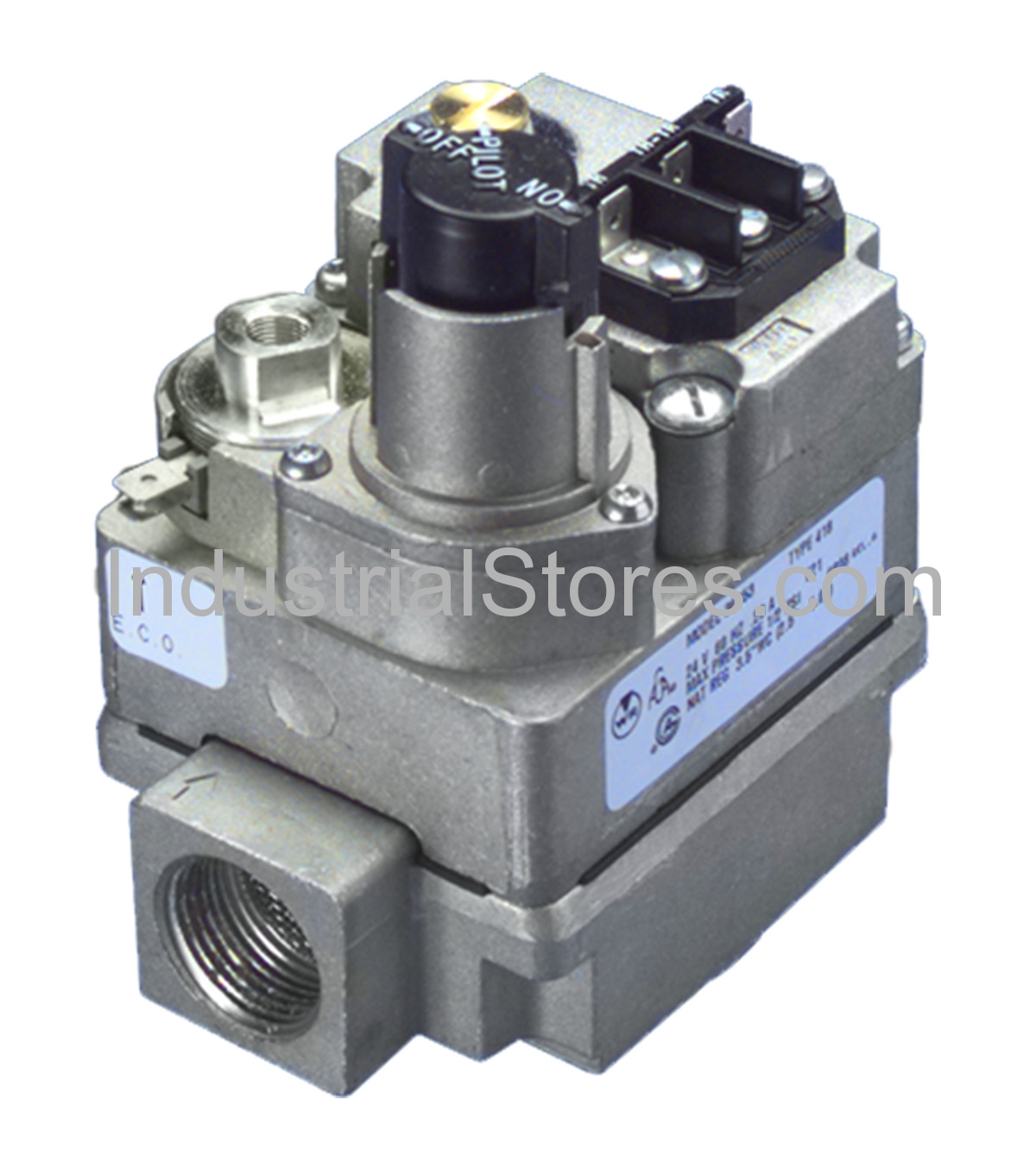 White-Rodgers 36C53-418 Gas Valve Standing Pilot 24V Slow Open Relay-Operated Main Regulated with Line Interrupter