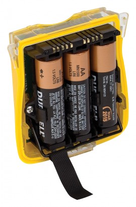 BW Technologies QT-BAT-A01B Alkaline battery pack with batteries - black