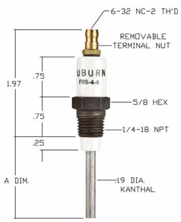 Auburn FRS-4-12 Auburn flame rod