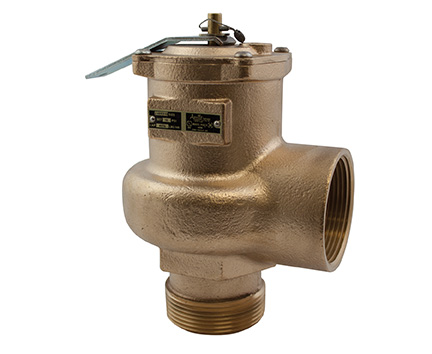 Conbraco 14-606-V12 High Volume Safety Relief Valve 2-1/2" Male x Female Non-Code Vacuum 12in-Hg