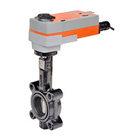 Belimo F650HDAFBUP-S-X1 2" Butterfly Valve with 24-240V2-Position Spring Return with Axs