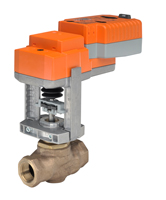 Belimo G215LVKX24-MFT 1/2" 2-Way Bronze Gas Valve 4.4Cv 24V with Efs