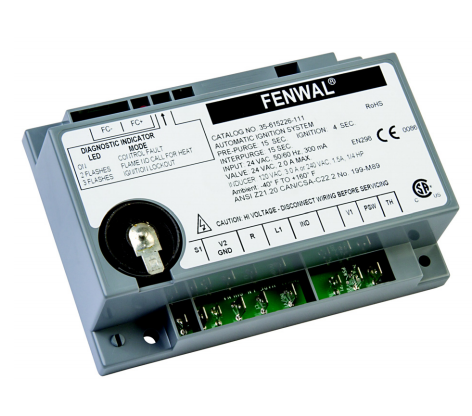 Fenwal 35-615526-115 Microprocessor-Based Direct Spark Ignition Control with Inducer Blower Relay 30-Second Post-Purge 3 TFI Remote Sense 10-Seconds 15-Second Pre-Purge 15-Second Inter-Purge