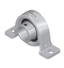 Emerson (Browning) SSRPS-116 Light Duty Stamped Steel 1 Bore with Rubber Grommet Pillow Blocks Setscrew Locking