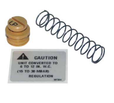 Baso Y71GF-4 Natural Gas to Liquid Propane Conversion Kit