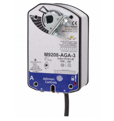 Johnson Controls M9208-BAA-3 Electric Spring-Return Actuators 120V