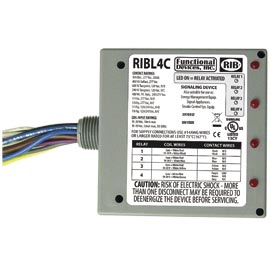 Functional Devices (RIB) RIBL4C Enclosed Pilot Relay