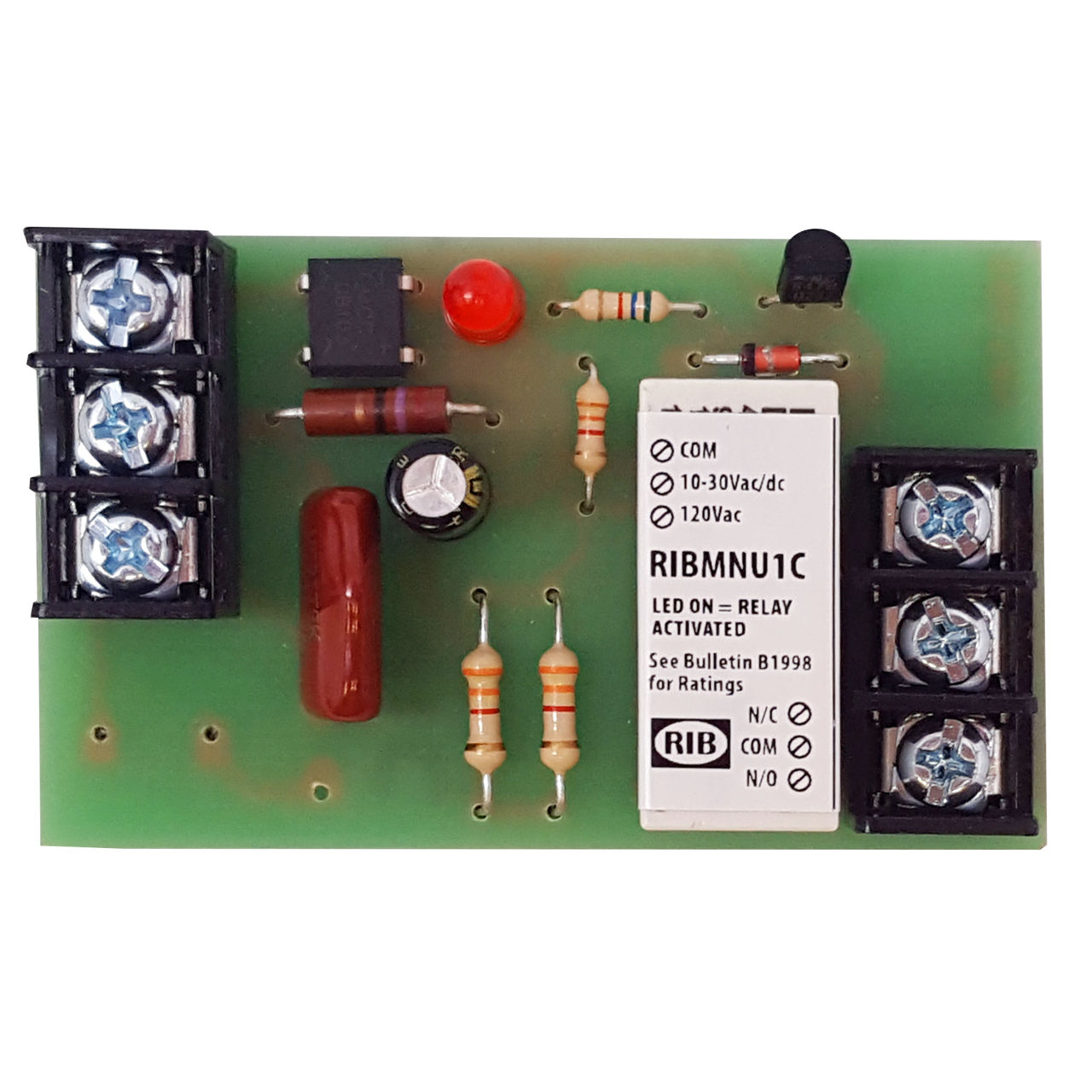Functional Devices (RIB) RIBMNU1C Track Mount Pilot Relay