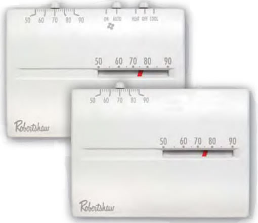 Robertshaw 9200H Deluxe Series Mechanical Low Voltage Thermostat