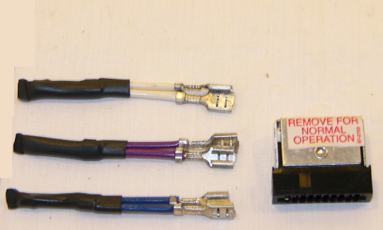 Honeywell 4074EDJ Test Plug & 3 Resistors For W7100
