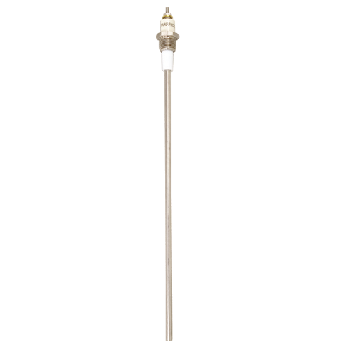 Warrick 3H1B10108 Sensor Probe Series 3H One-Piece Extended Core Fitting 3/8-18" NPT Teflon 3/4" Long Sleeve 1ft Long Rod