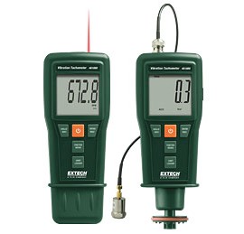 Extech 461880-NIST Vibration Meter and Laser/Contact Tachometer with NIST Traceable Certificate