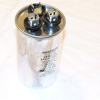 Rheem 43-25133-03 Dual Run Round Capacitor 35+3Mfd 370V