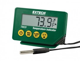 Extech TM25 Compact Waterproof Temperature Indicator with Immersion Probe