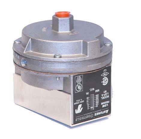 Antunes 803112602 High Gas Pressure Switch with 1/4" NPT 5-28" W.C.