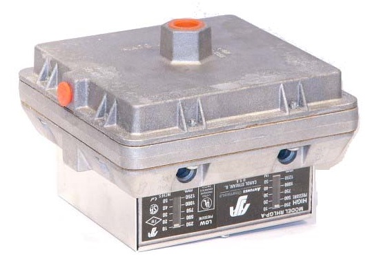 Antunes 804112109 High and Low Gas Pressure Switch with 1/8" NPT Connection and 1/8" NPT Vent 10-50" W.C. High 10-50" W.C.