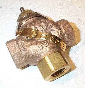 Barber Colman (Schneider Electric) VB-7313-0-4-2 Mixing Valve 3-Way Bronze Body 1/2" NPT 2.2Cv