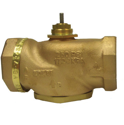 Barber Colman (Schneider Electric) VB-7263-0-4-10 Venta 2-Way Globe Valve Body Stainless Steel Trim 1-1/2" NPT Normally Closed 28Cv