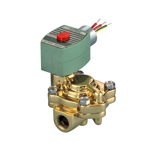 Asco 8221G5-24VDC Slow Closing 2-Way Solenoid Valve 3/4" Normally Closed 5-75psi 24VDC