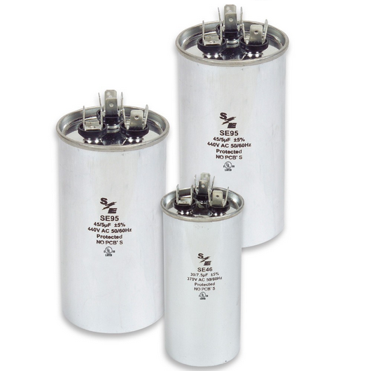 Smart Electric SE102 Dual Round Capacitor 60+7.5MFD440 V